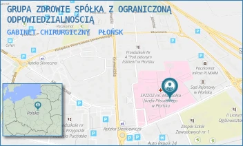 GABINET CHIRURGICZNY - GRUPA ZDROWIE SPÓŁKA Z OGRANICZONĄ ODPOWIEDZIALNOŚCIĄ - HENRYKA SIENKIEWICZA 7,  PŁOŃSK