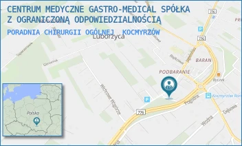 PORADNIA CHIRURGII OGÓLNEJ - CENTRUM MEDYCZNE GASTRO-MEDICAL SPÓŁKA Z OGRANICZONĄ ODPOWIEDZIALNOŚCIĄ - UL. SPÓŁDZIELCÓW 3,  KOCMYRZÓW