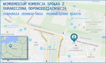 CHIRURGIA JEDNEGO DNIA - WCMREMEDIUM KOMERCJA SPÓŁKA Z OGRANICZONĄ ODPOWIEDZIALNOŚCIĄ - STEFANA BATOREGO 80/D,  POZNAŃ-STARE MIASTO