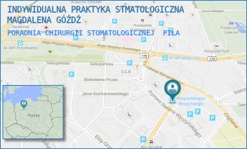 PORADNIA CHIRURGII STOMATOLOGICZNEJ - INDYWIDUALNA PRAKTYKA STMATOLOGICZNA MAGDALENA GÓŹDŹ - WYSPIAŃSKIEGO 4A/2U,  PIŁA