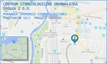 PORADNIA CHIRURGII STOMATOLOGICZNEJ - POWSTANCOW 22/1 - CS CENTRUM STOMATOLOGICZNE SPÓŁKA Z O.O. - UL. POWSTAŃCÓW WARSZAWY 22/1,  PRUSZCZ GDAŃSKI